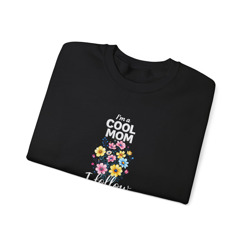 Cool Mom I Follow Jesus Sweatshirt – Christian Mom Crewneck