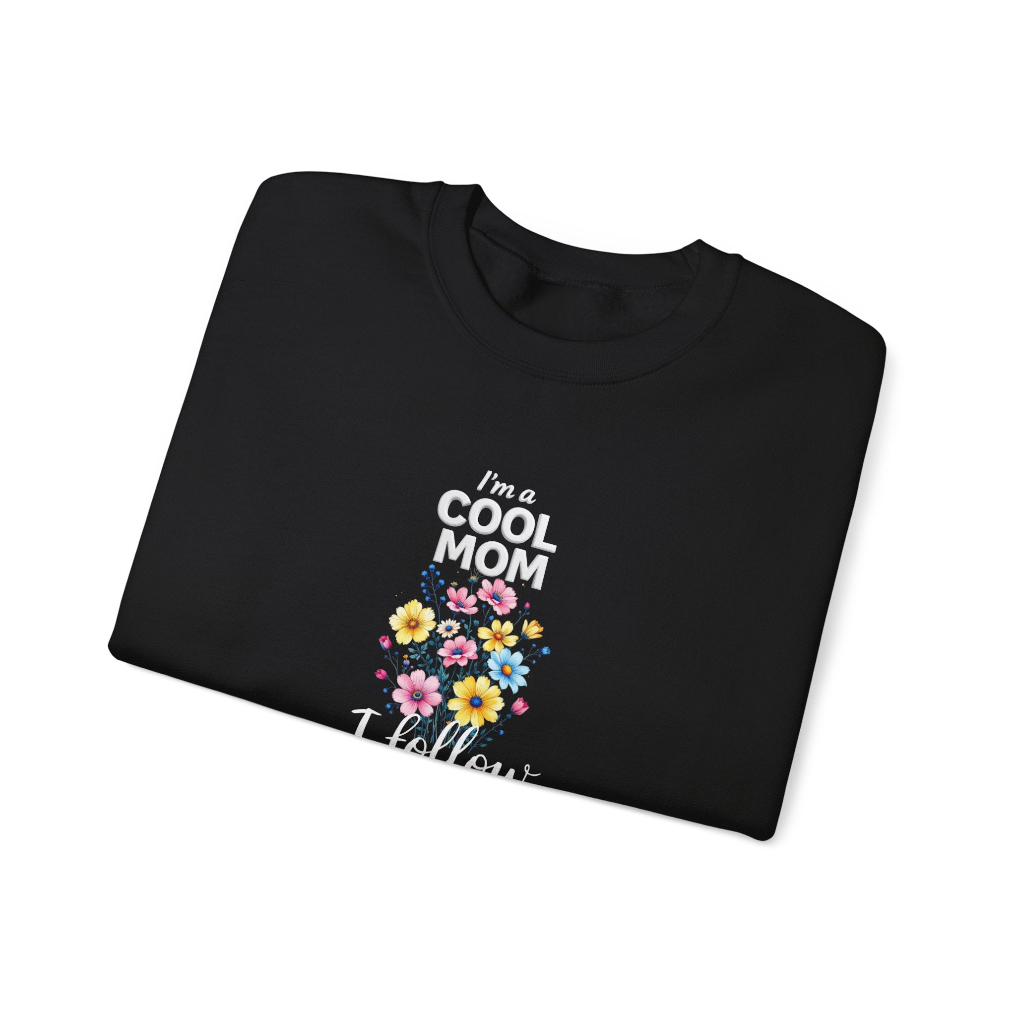 Cool Mom I Follow Jesus Sweatshirt – Christian Mom Crewneck