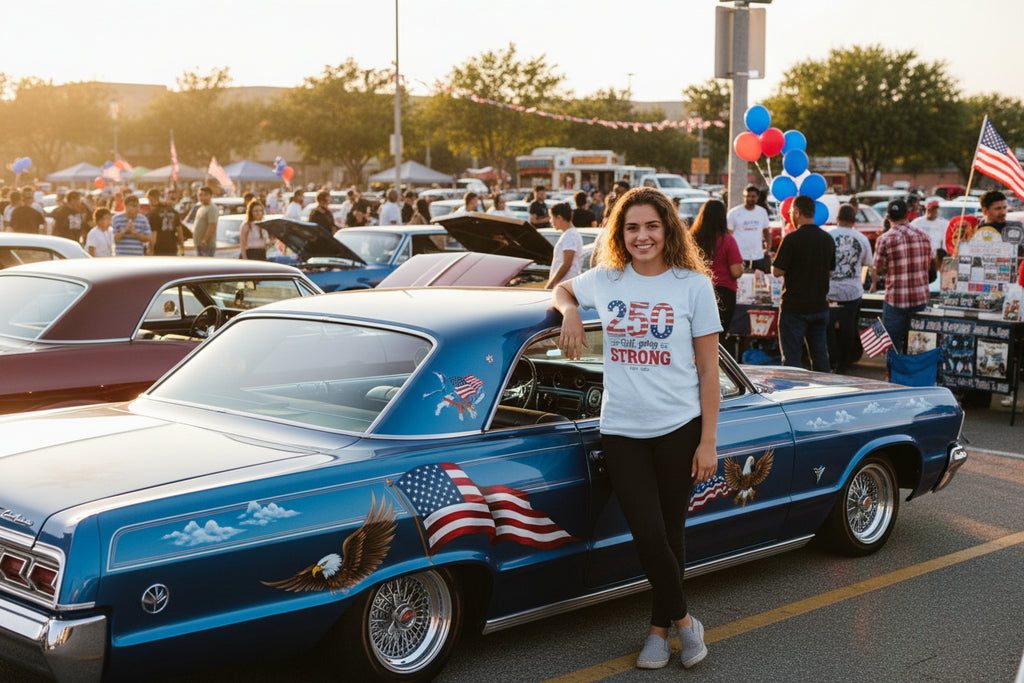 250 and Still Going Strong T-Shirt — Patriotic Anniversary Tee