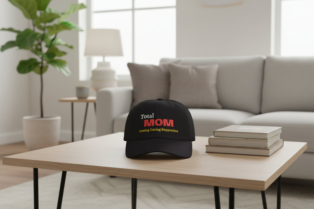 Total MOM Embroidered Dad Cap — Loving, Caring & Supportive Mother’s Day Hat