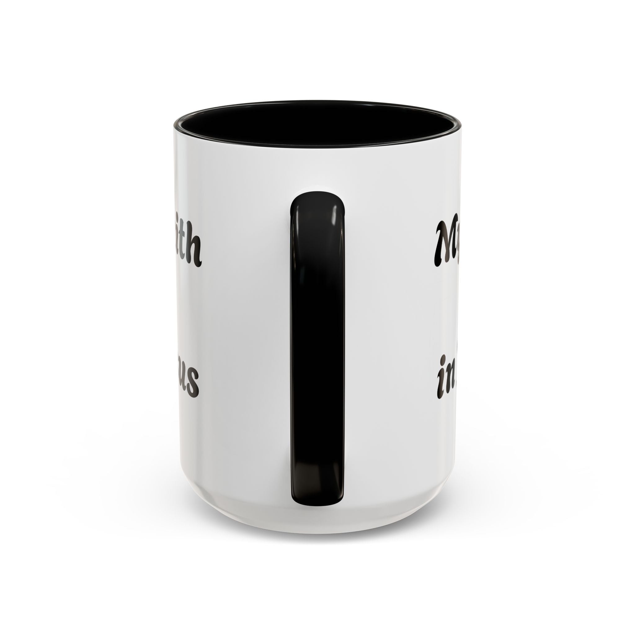 My Faith Is in Jesus Accent Coffee Mug — Christian Cross Tea Cup (11/15oz)