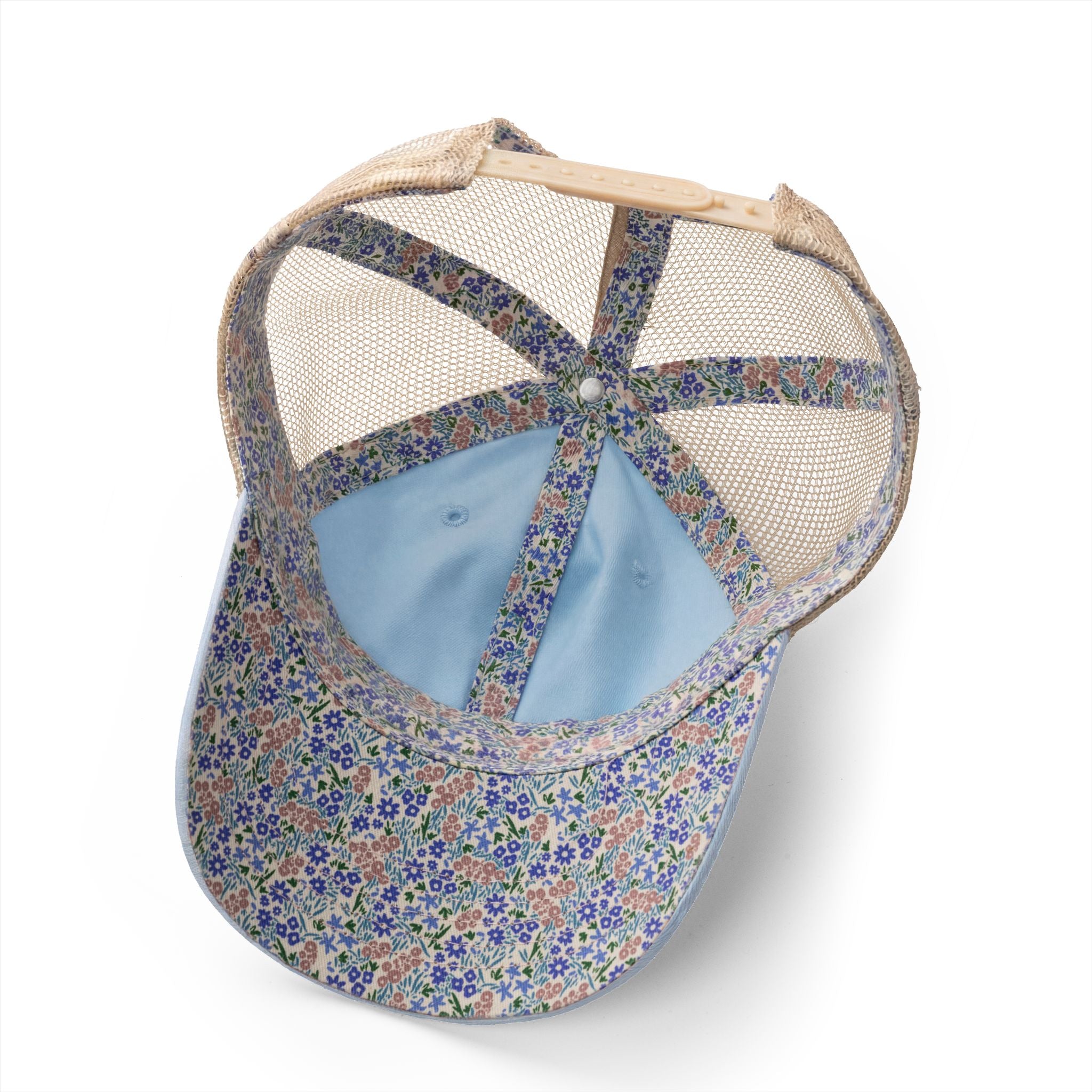 Blessed by Christ with Cross -Women's Washed Mesh-Back Cap