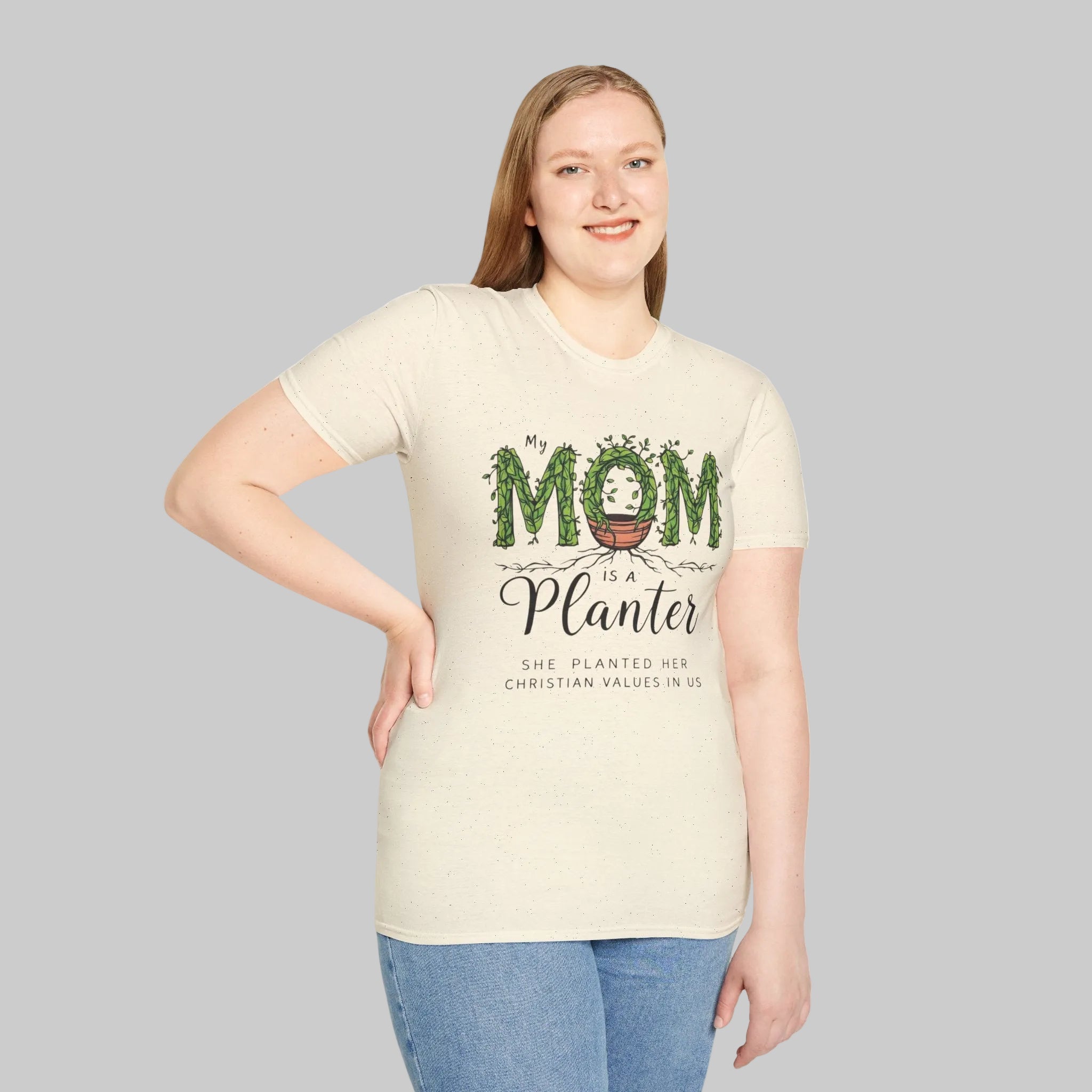 Mom Is a Planter T-Shirt — Christian Gardening Mother's Day Gift