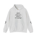 Religious Hoodie - "Open Your Eyes, JESUS is Coming!" Pullover – Christian faith apparel & gifts | Fully Christian Apparel