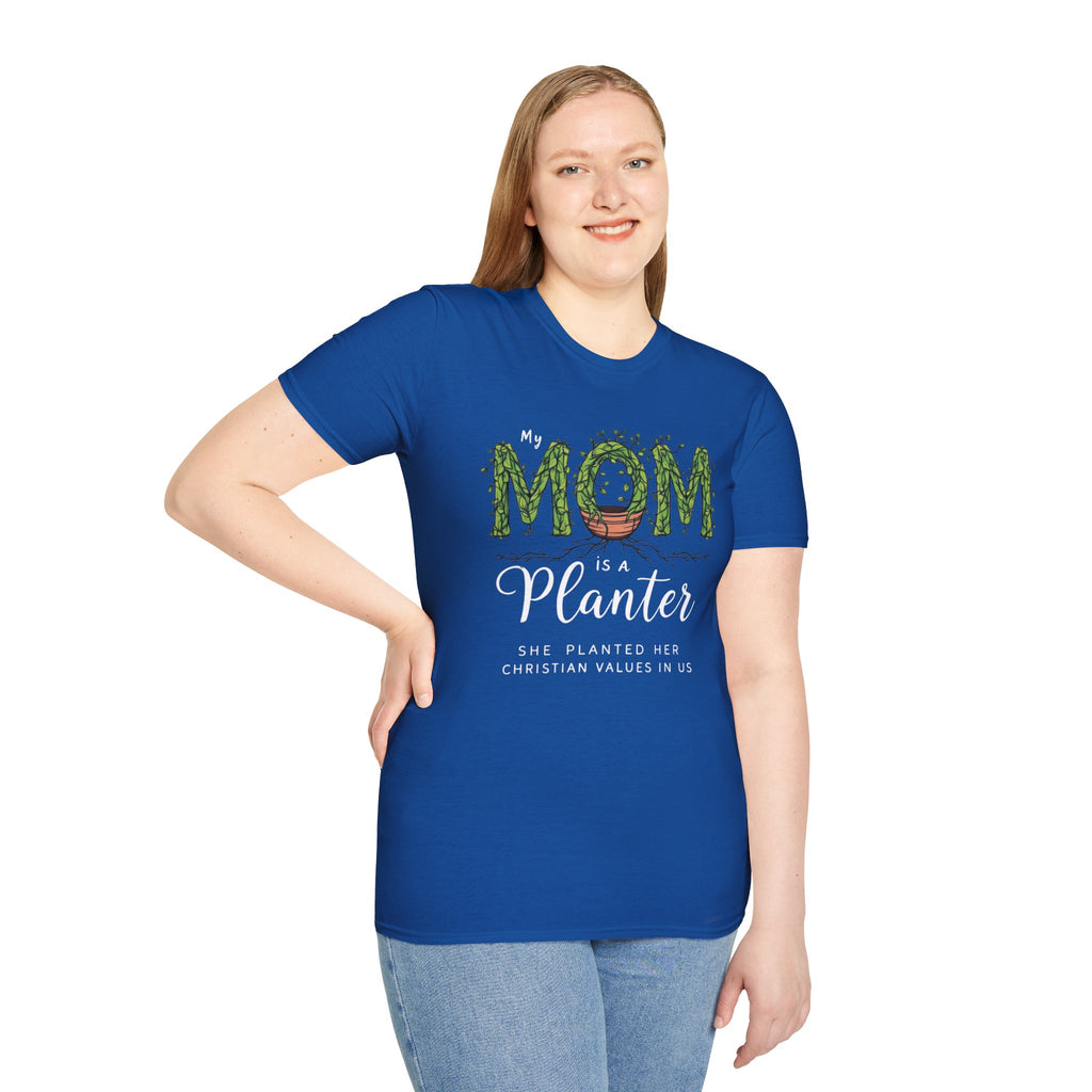 Mom Is a Planter T-Shirt — Christian Gardening Mother's Day Gift