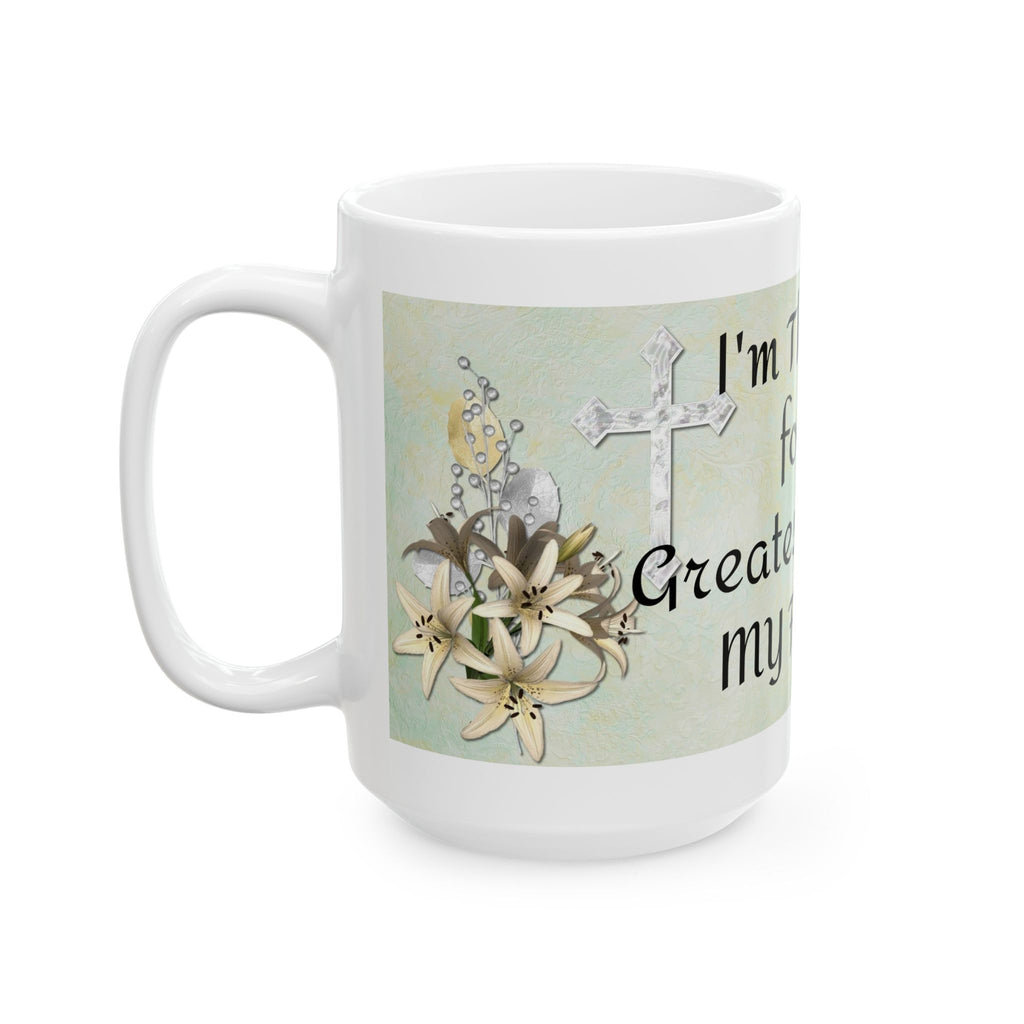 Thankful Family Ceramic Mug - Heartfelt Gift for Loved Ones