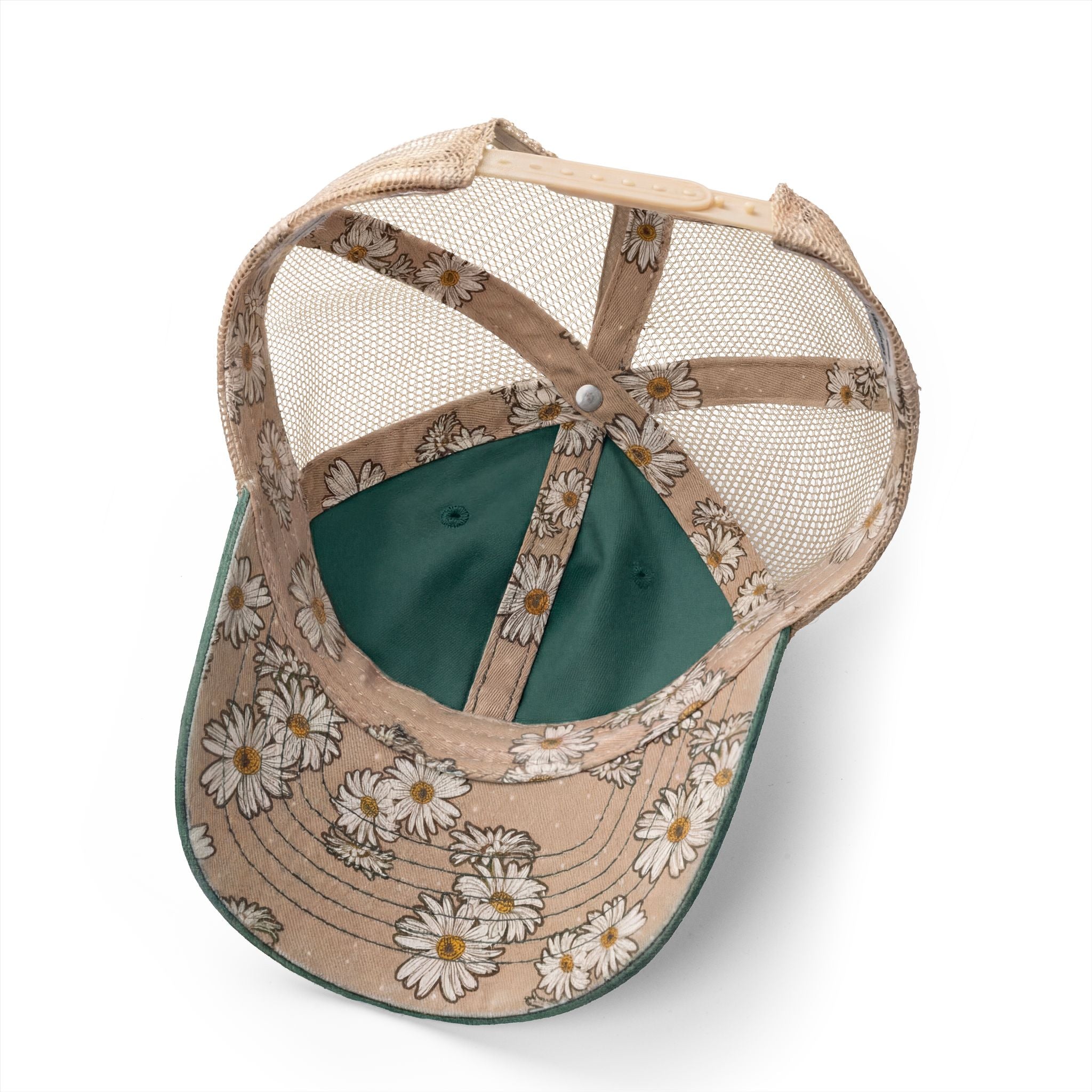 Blessed by Christ with Cross -Women's Washed Mesh-Back Cap