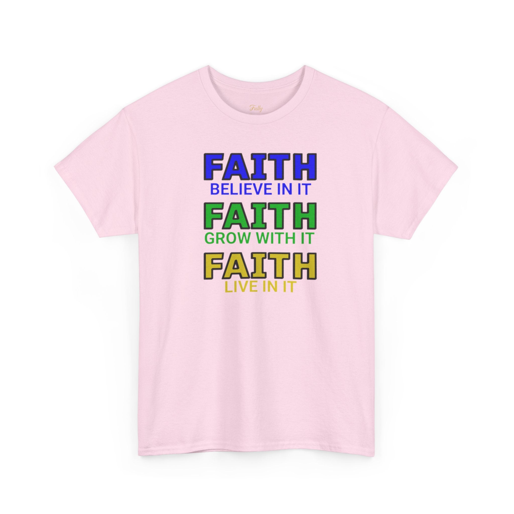 Faith-Inspired Unisex Cotton Tee, Spiritual T-Shirt, Inspirational Apparel, Gift for Believers, Everyday Wear, Positive Vibes