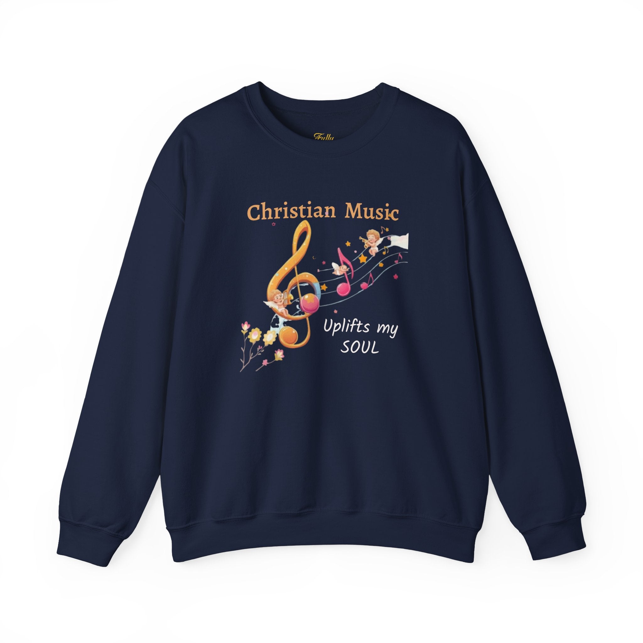 Christian Music Uplifts My Soul Crewneck Sweatshirt