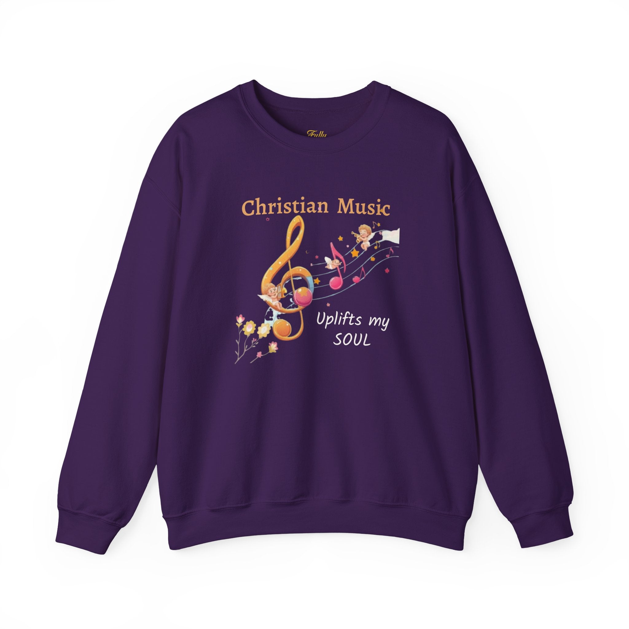 Christian Music Uplifts My Soul Crewneck Sweatshirt