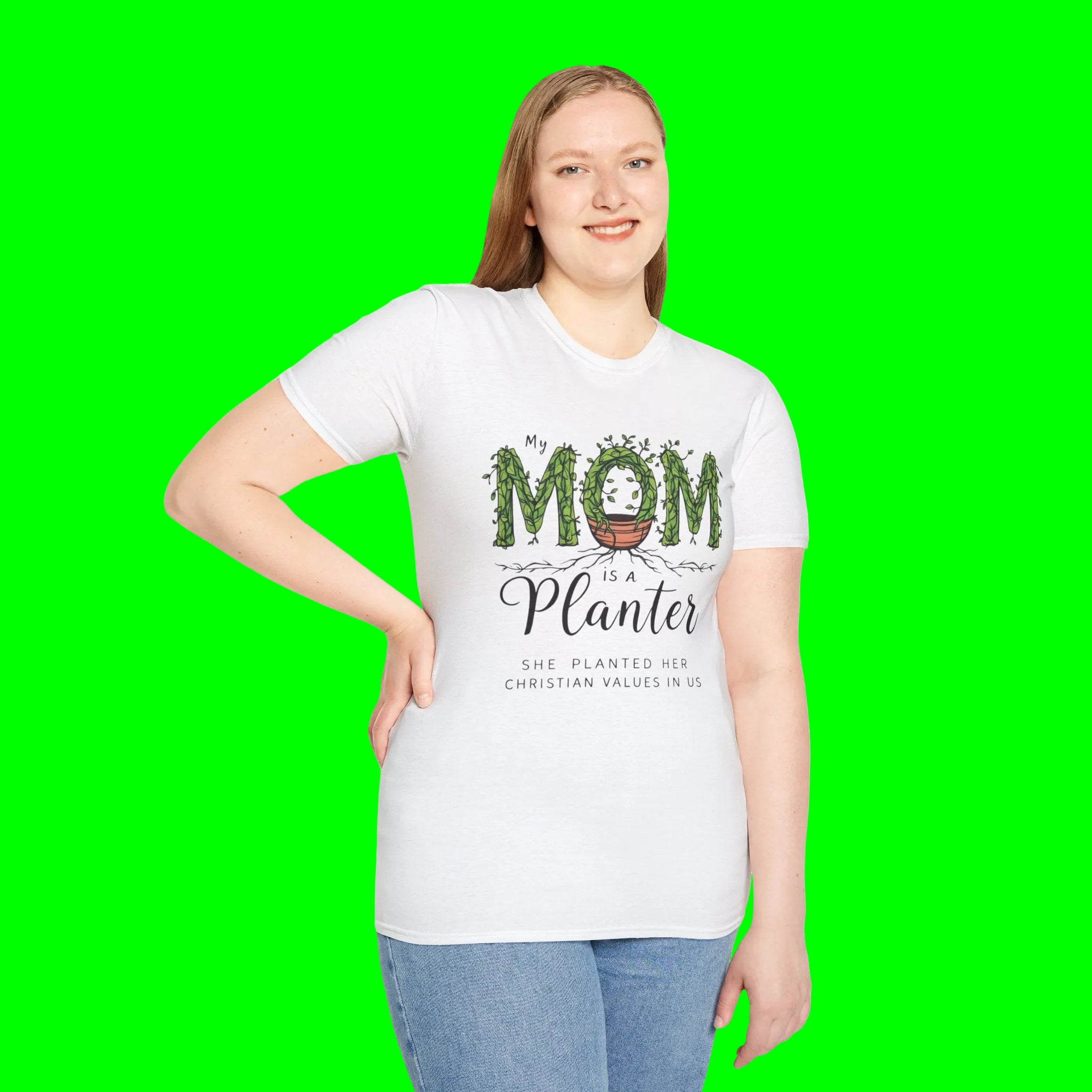 Mom Is a Planter T-Shirt — Christian Gardening Mother's Day Gift
