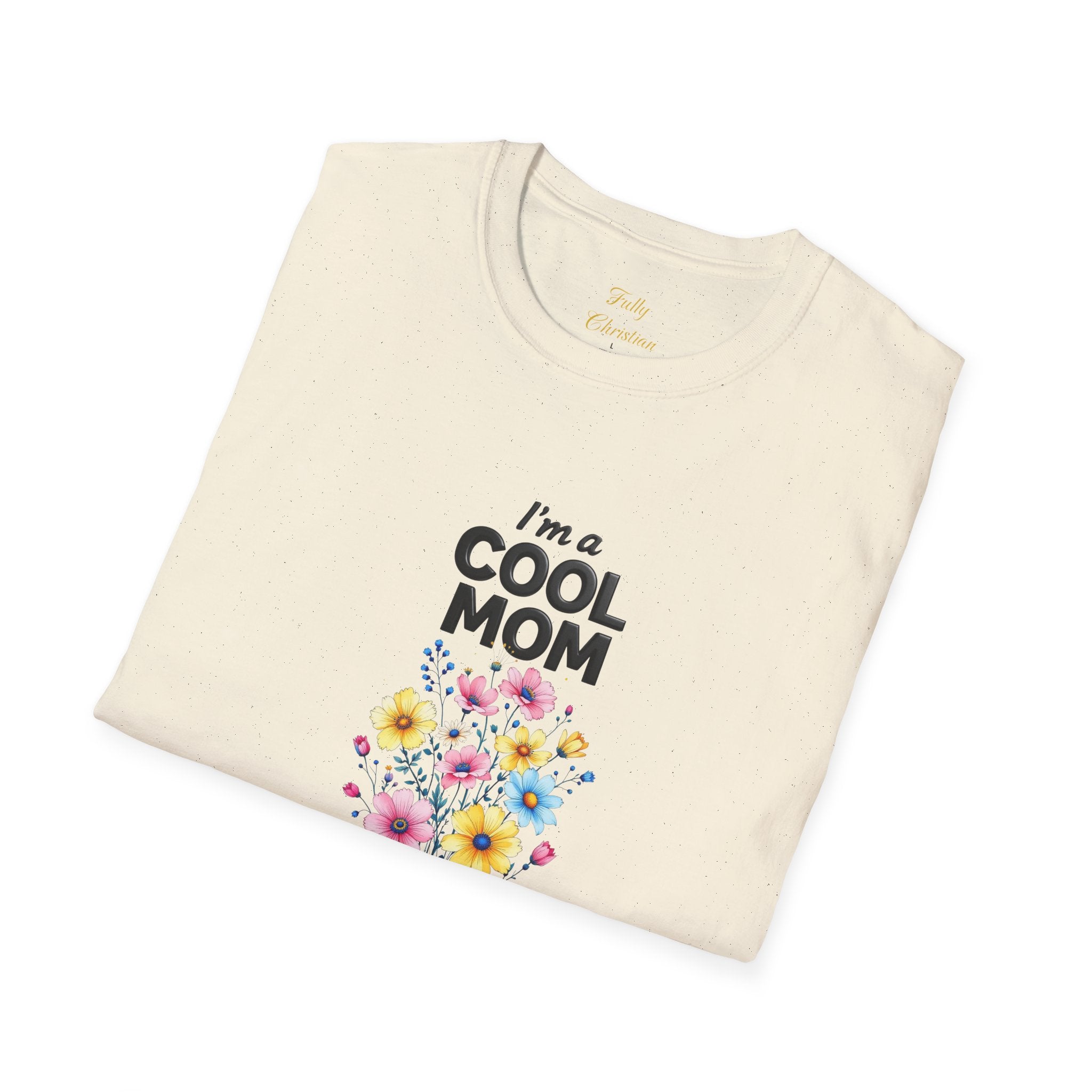 Cool Mom T-Shirt — “I’m a Cool Mom, I Follow Jesus” Christian Mom Tee
