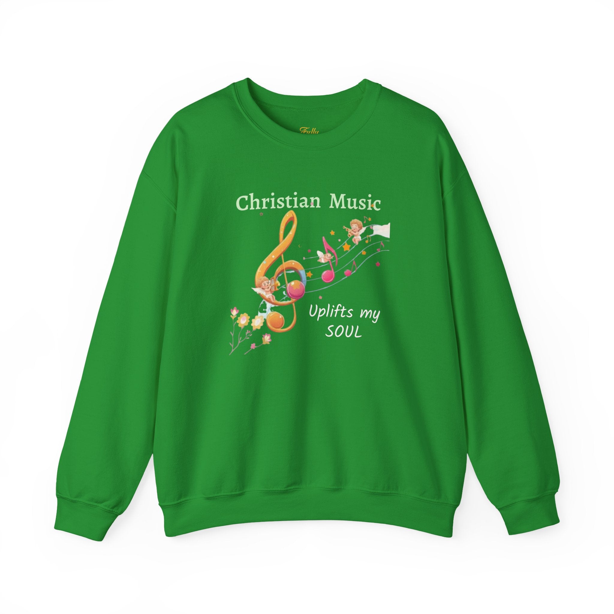 Christian Music Uplifts My Soul Crewneck Sweatshirt