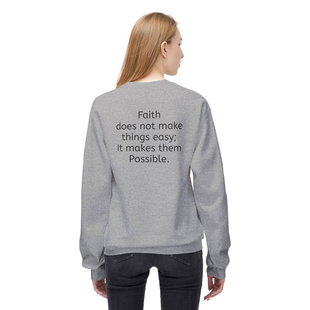 Faith- Mark 9:23- Sweatshirt – Christian faith apparel & gifts | Fully Christian Apparel