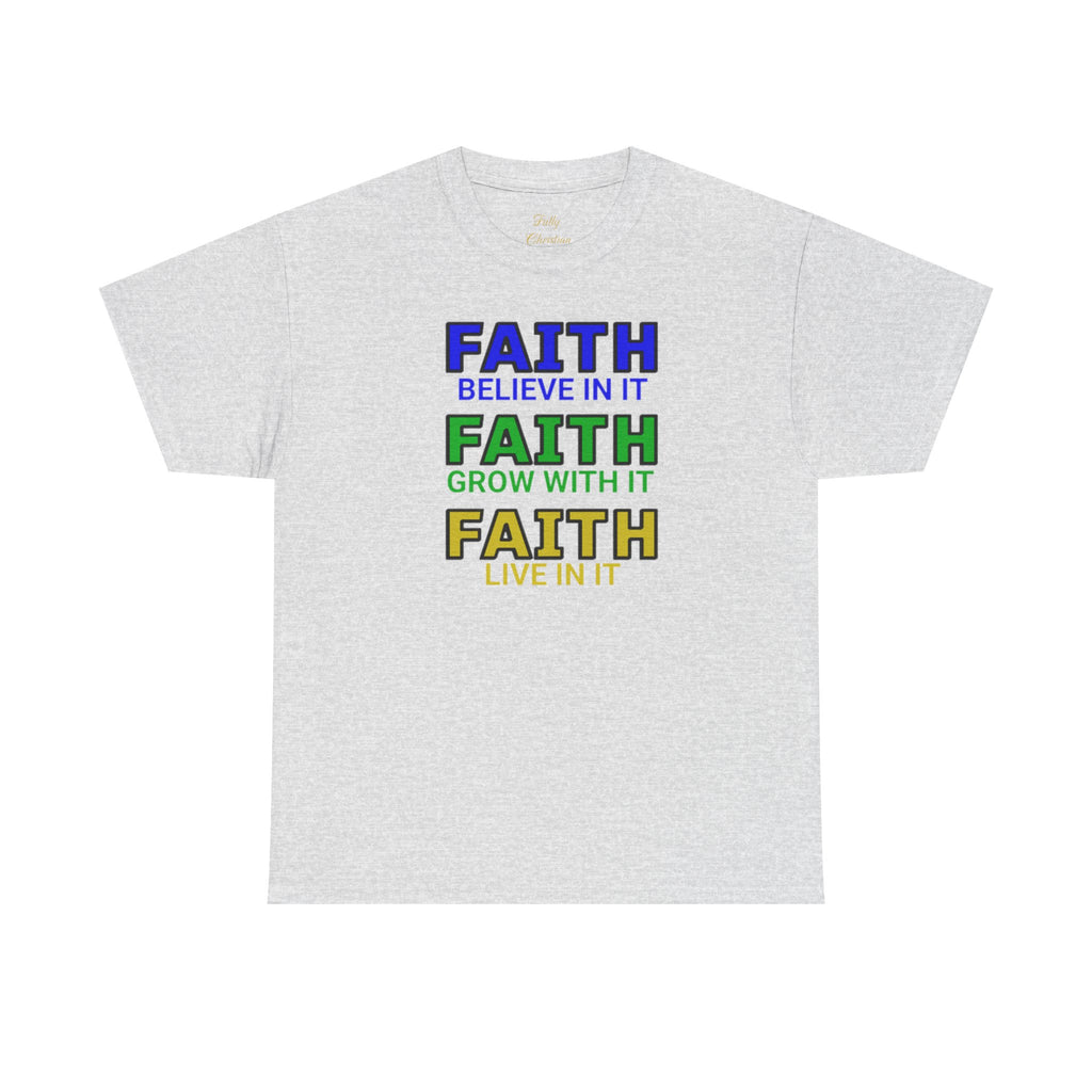 Faith-Inspired Unisex Cotton Tee, Spiritual T-Shirt, Inspirational Apparel, Gift for Believers, Everyday Wear, Positive Vibe