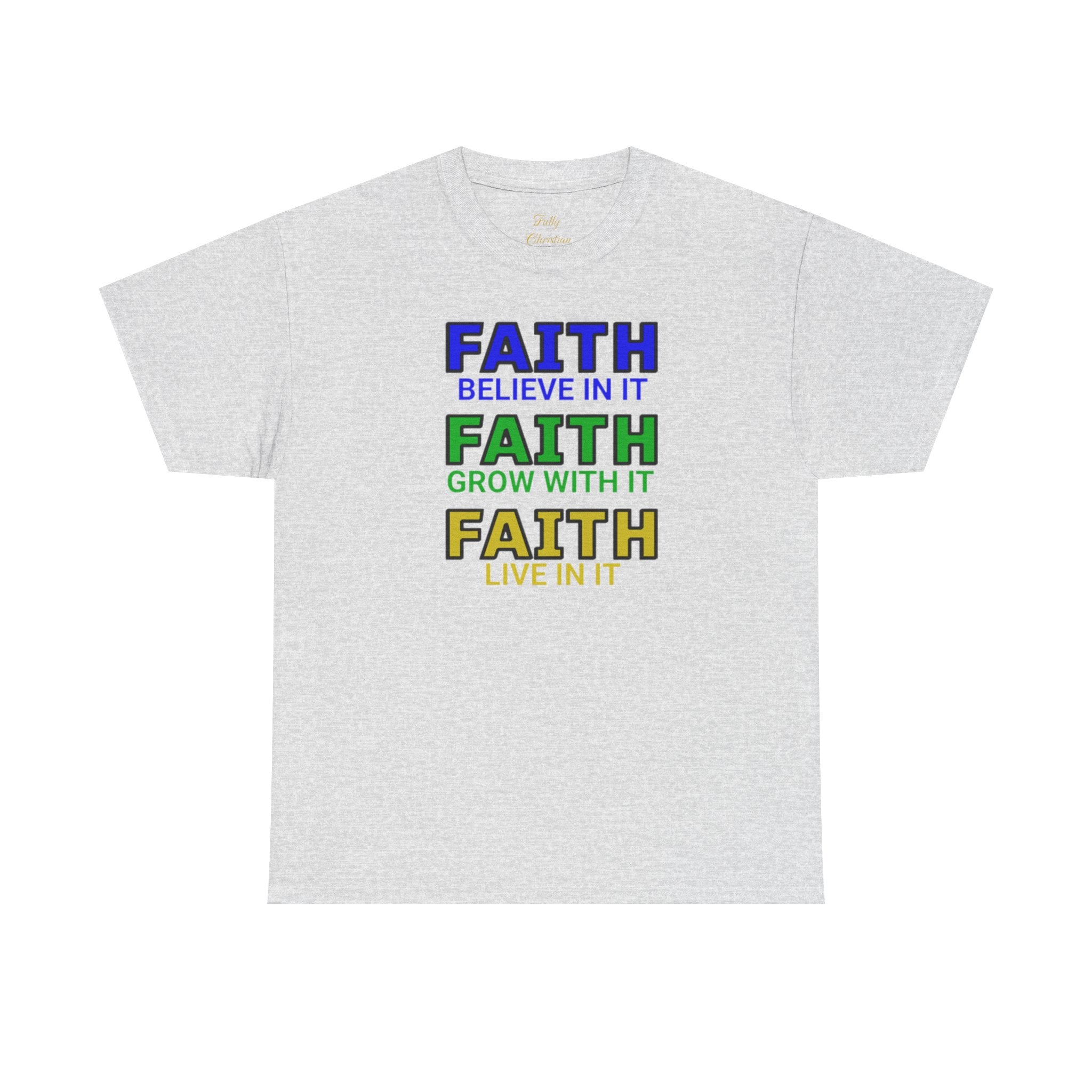 Faith-Inspired Unisex Cotton Tee, Spiritual T-Shirt, Inspirational Apparel, Gift for Believers, Everyday Wear, Positive Vibes