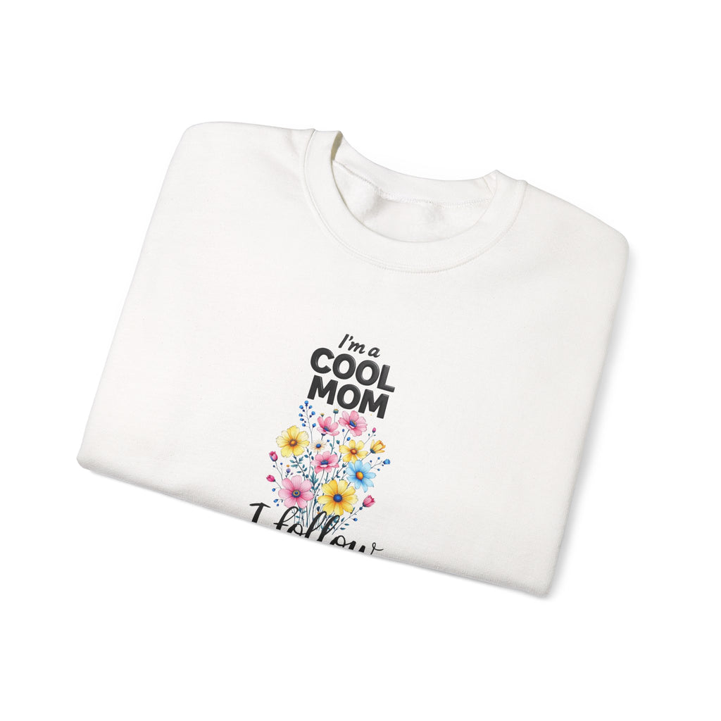 Cool Mom I Follow Jesus Sweatshirt – Christian Mom Crewneck