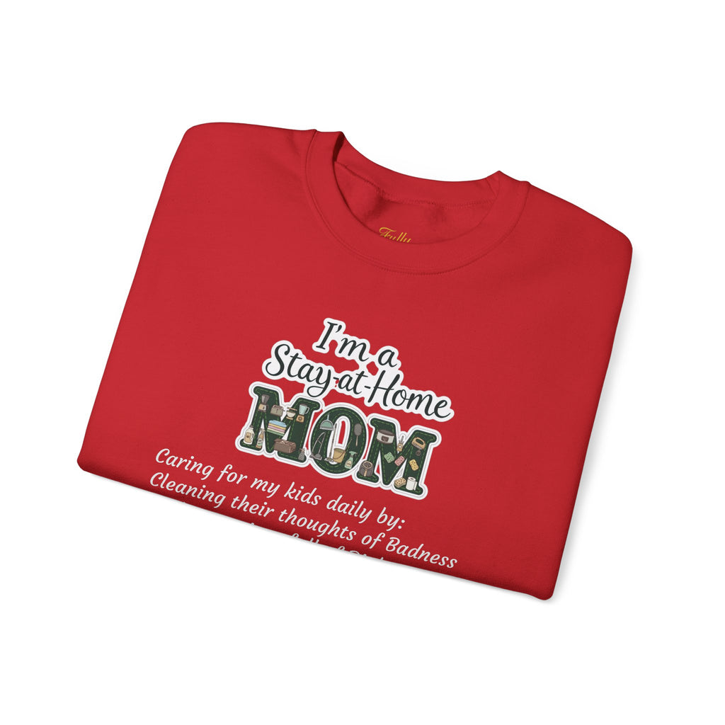 Stay at Home Mom Sweatshirt — 'I'm a Stay at Home MOM' Cozy Crewneck for Mothers