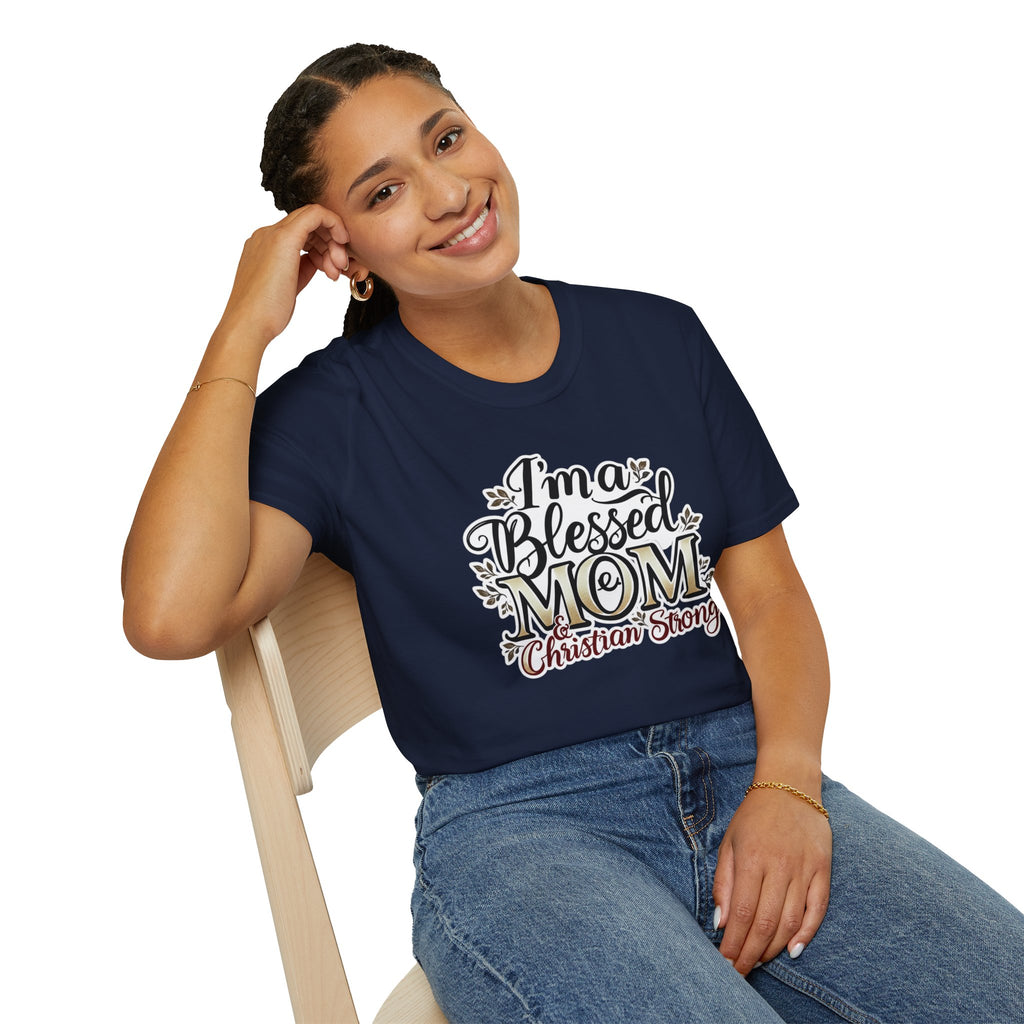 I’m a Blessed Mom Christian T-Shirt — Faith-Based Mother's Day Tee