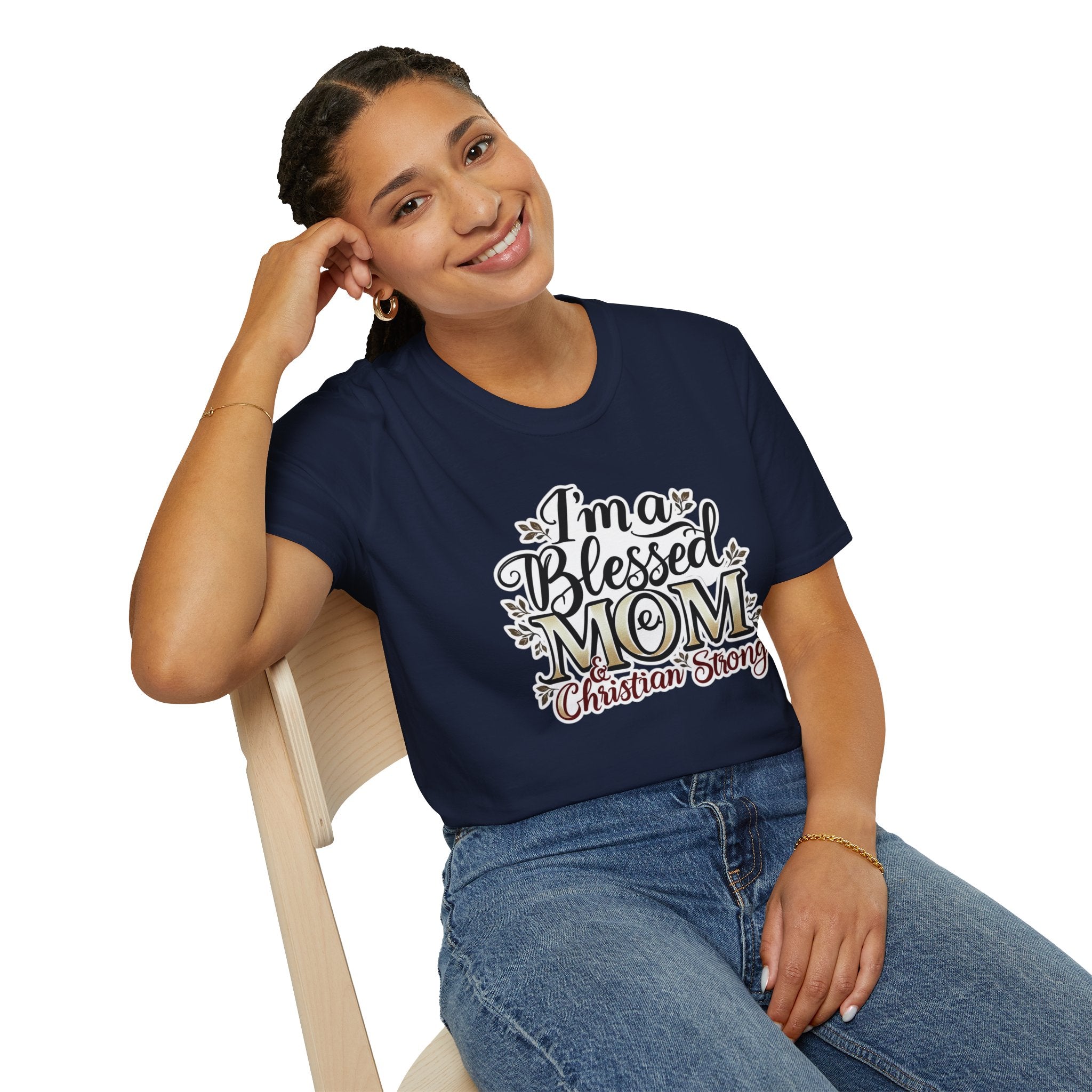 I’m a Blessed Mom Christian T-Shirt — Faith-Based Mother's Day Tee