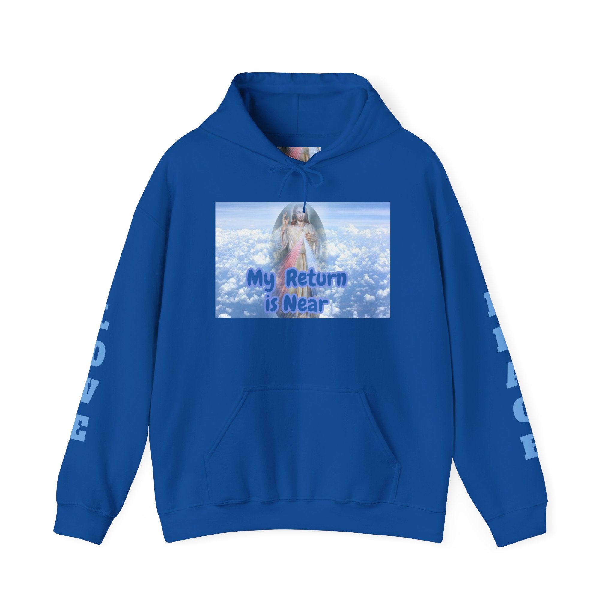 Inspirational Hoodie -My Return is Near- Unisex Heavy Blend™ Hooded Sweatshirt – Christian faith apparel & gifts | Fully Chr