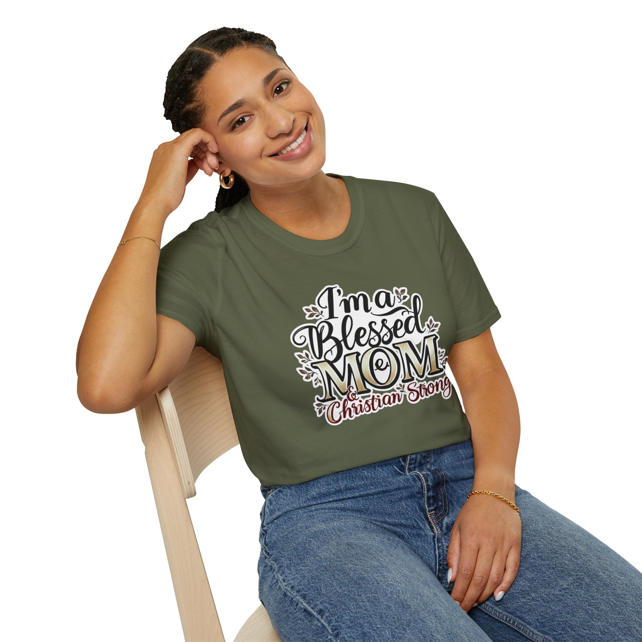 I’m a Blessed Mom Christian T-Shirt — Faith-Based Mother's Day Tee