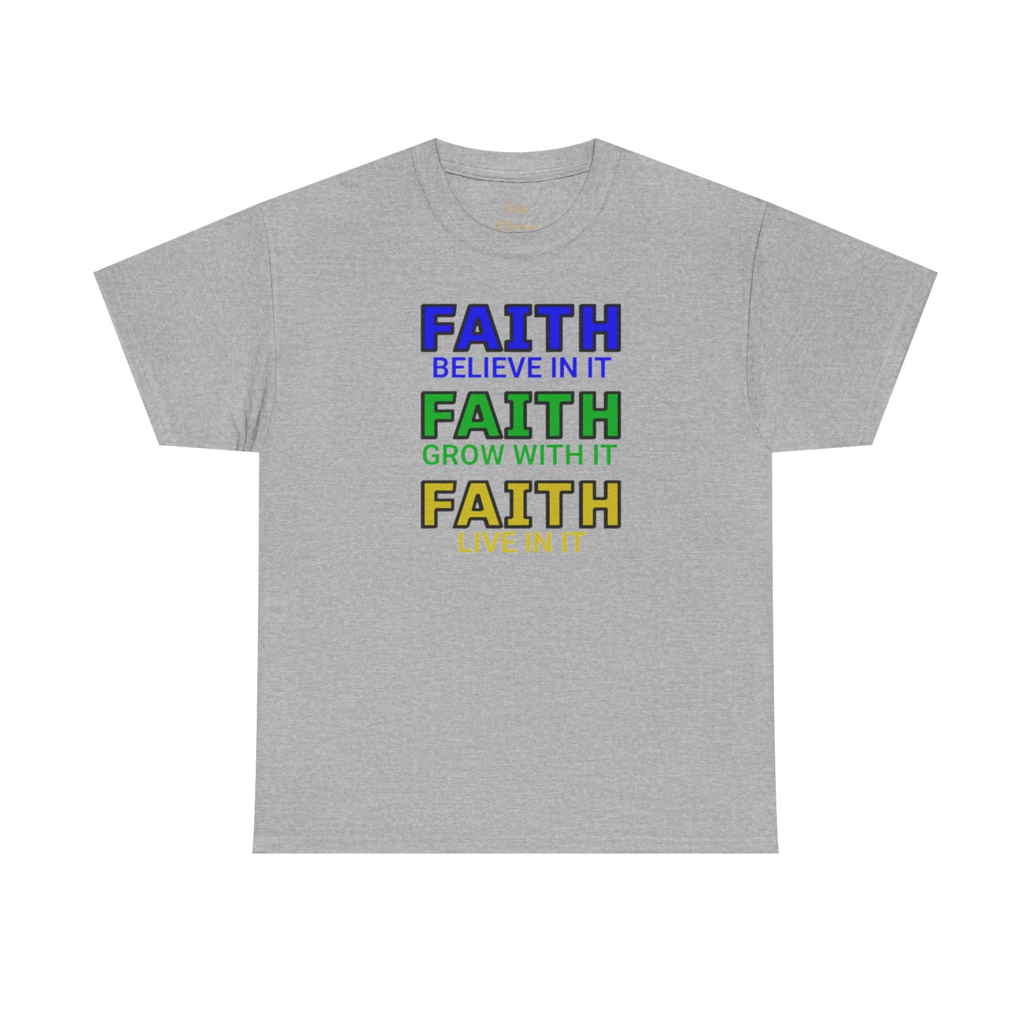 Faith-Inspired Unisex Cotton Tee, Spiritual T-Shirt, Inspirational Apparel, Gift for Believers, Everyday Wear, Positive Vibes