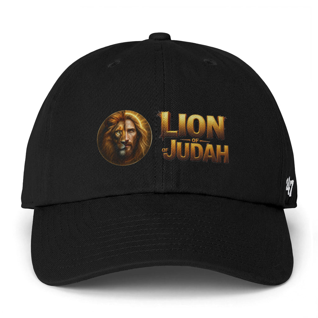 Lion of Judah Baseball Cap – Christian Faith Lion Emblem Clean Up Cap