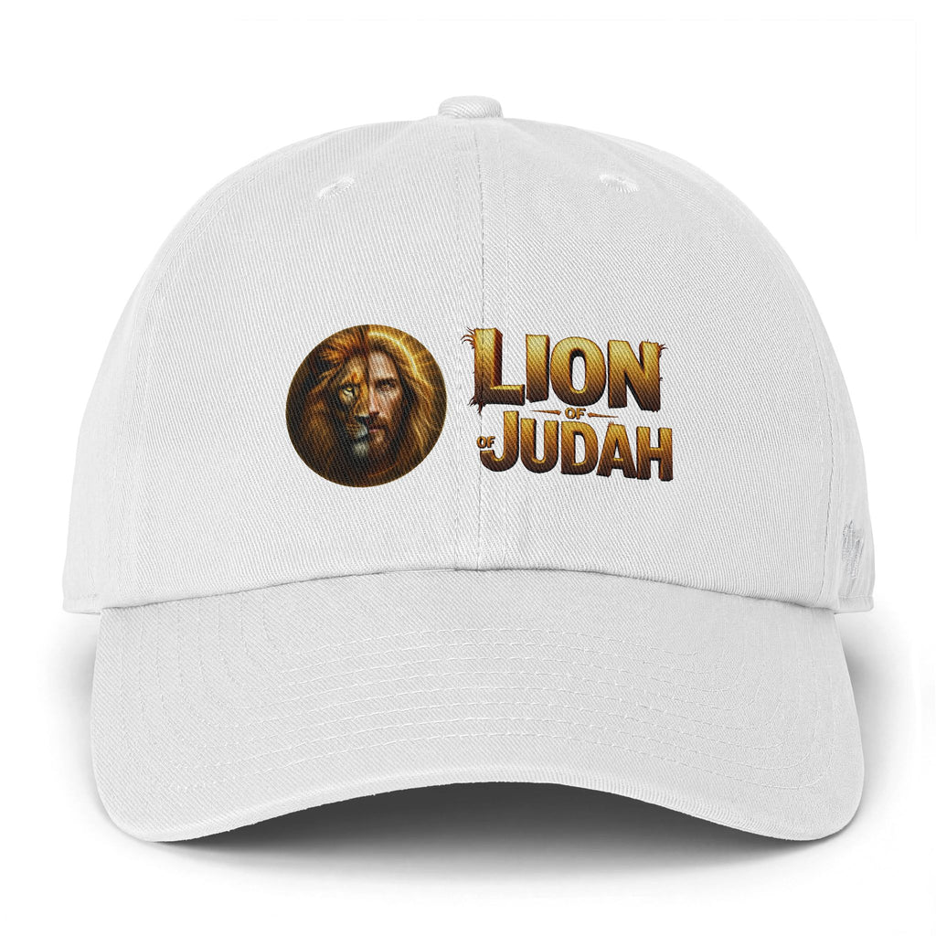 Lion of Judah Baseball Cap – Christian Faith Lion Emblem Clean Up Cap