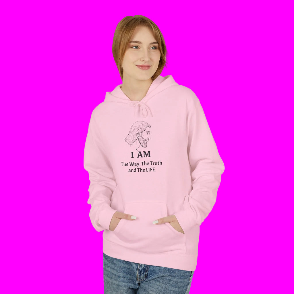 I AM Jesus Hoodie — "I AM The way, The truth and The LIFE" Christian Faith Pullover