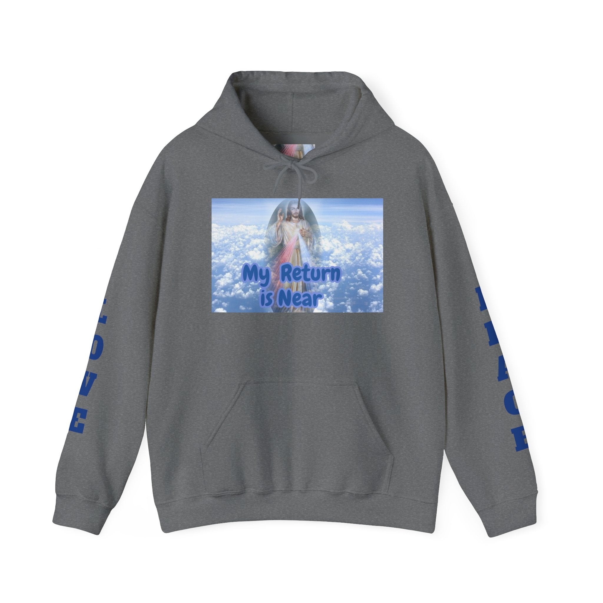 Inspirational Hoodie -My Return is Near- Unisex Heavy Blend™ Hooded Sweatshirt – Christian faith apparel & gifts | Fully Chr
