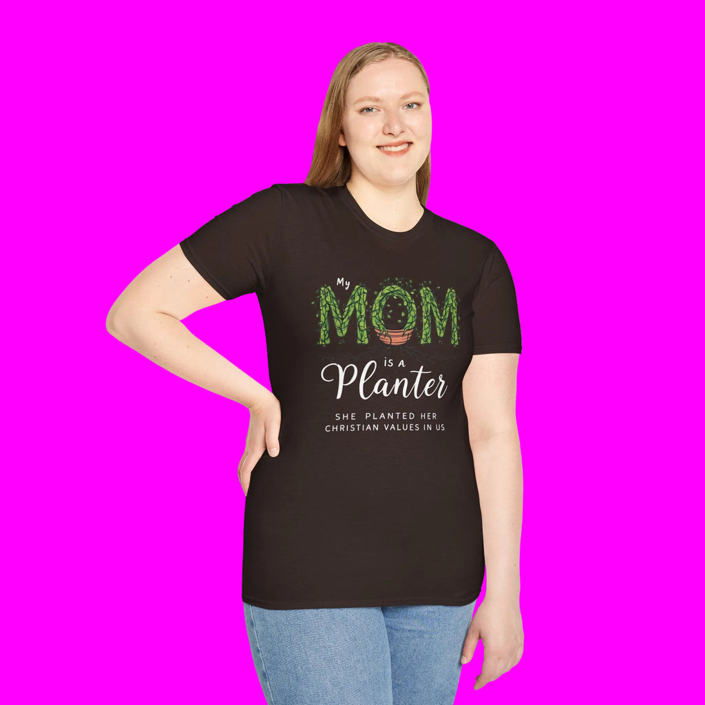 Mom Is a Planter T-Shirt — Christian Gardening Mother's Day Gift