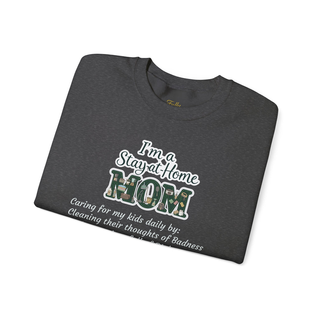 Stay at Home Mom Sweatshirt — 'I'm a Stay at Home MOM' Cozy Crewneck for Mothers