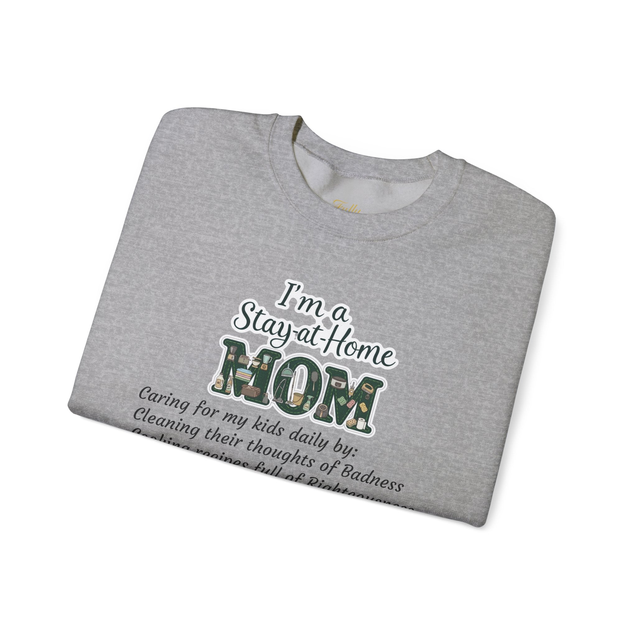 Stay at Home Mom Sweatshirt — 'I'm a Stay at Home MOM' Cozy Crewneck for Mothers
